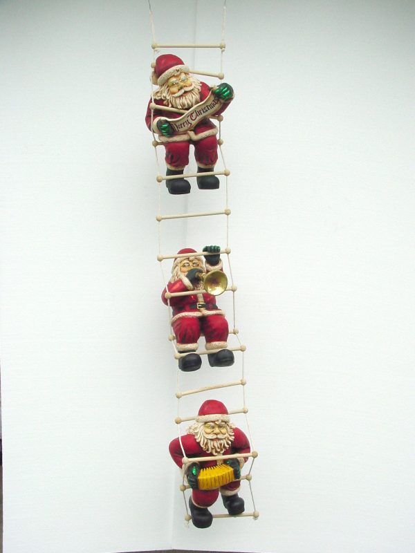 Santa on Rope Ladder
