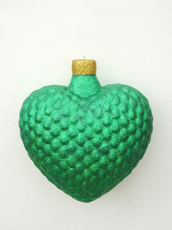 Christmas Decor Heart Green