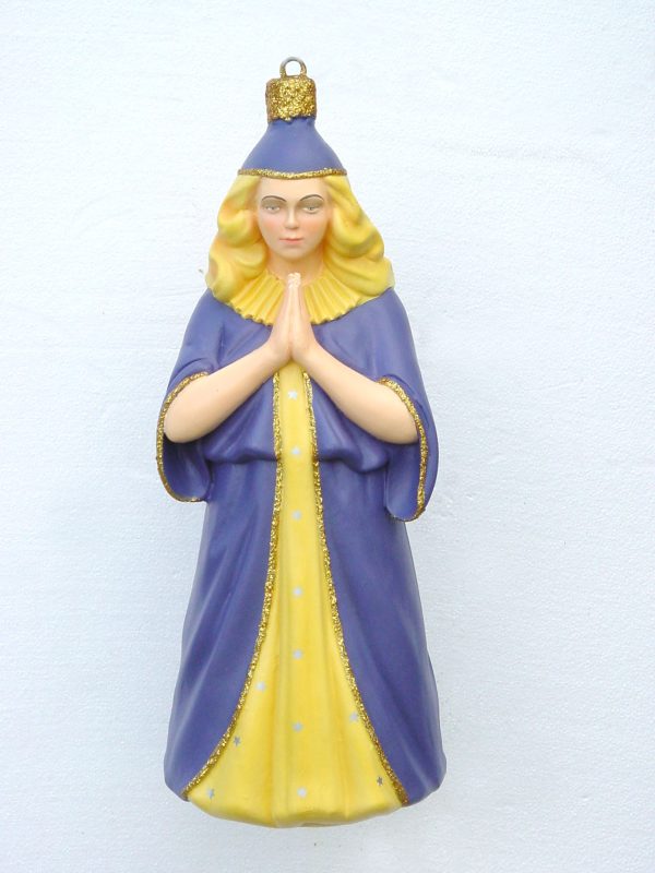 Christmas Decor Lady Purple