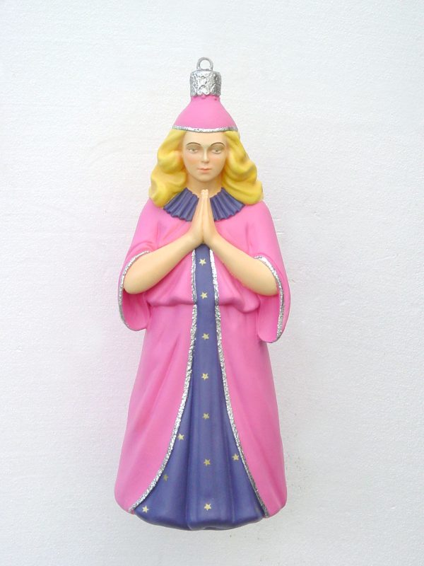 Christmas Decor Lady Pink