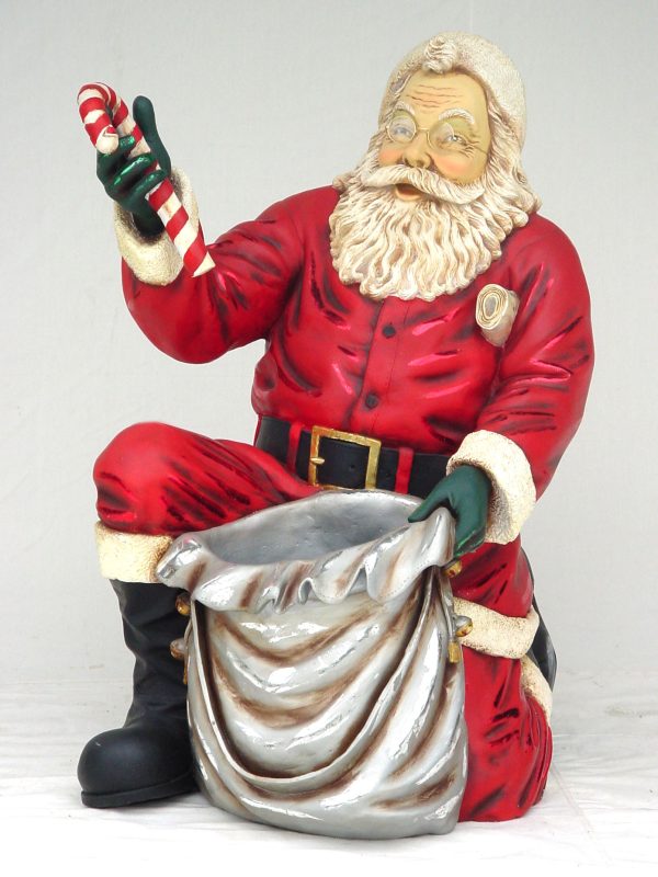 Santa Claus Kneeling