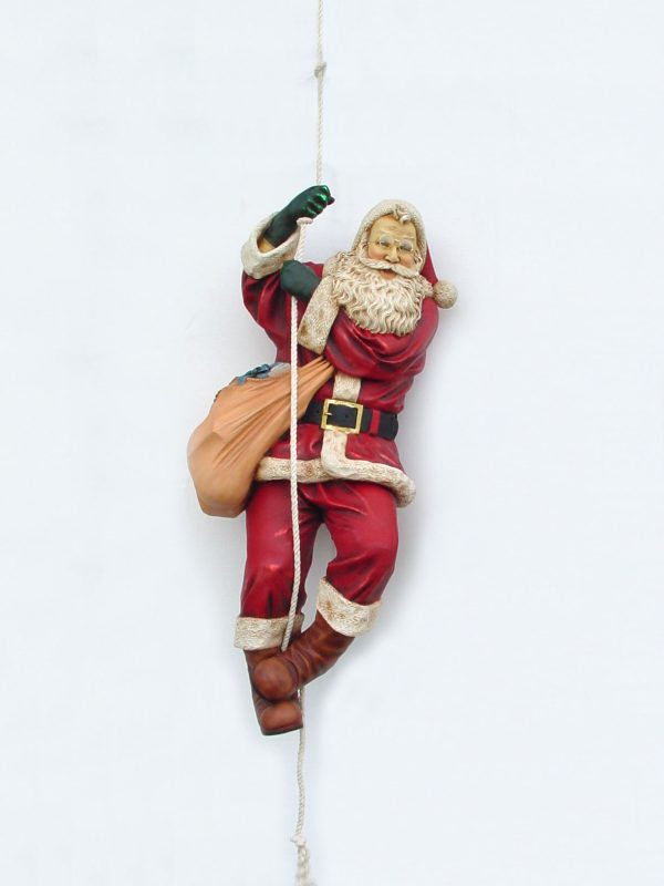 Santa Climbing