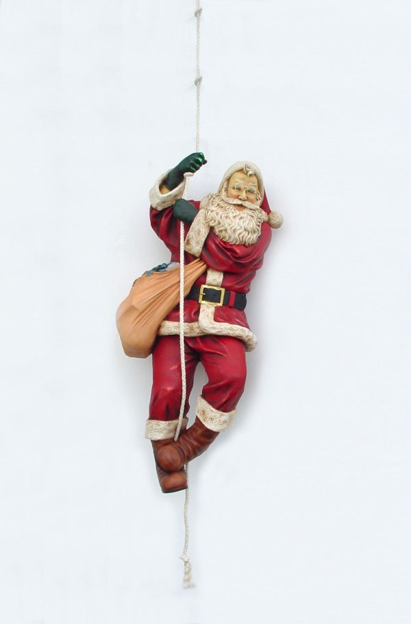 Santa Climbing
