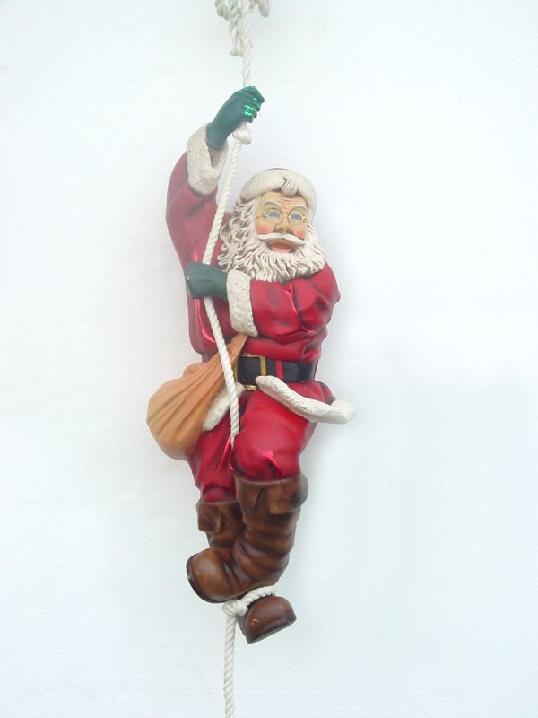 Santa Climbing