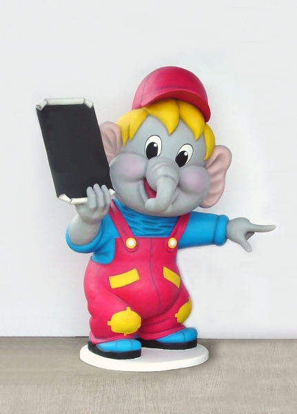 ELEPHANT WITH ADV. PLATE