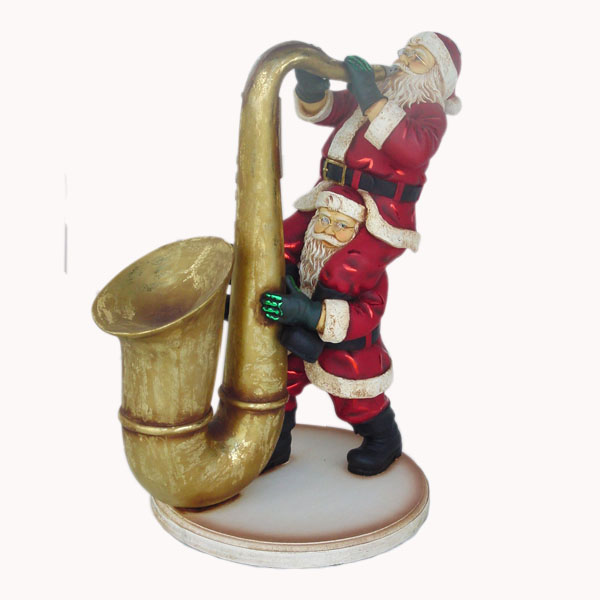 SANTA WITH SAX