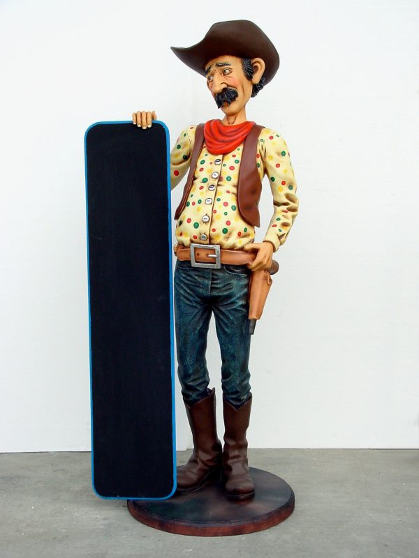 COWBOY WITH MENU (5.5FT)