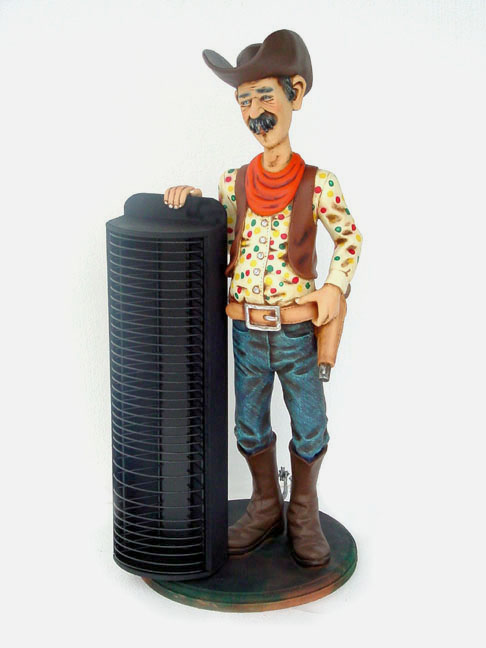 COWBOY BUTLER CD RACK