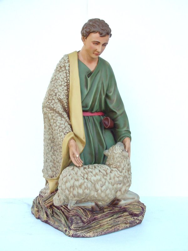 Boy Shepherd with Sheep