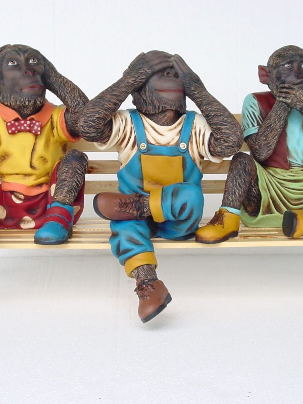 MONKEYS ON BENCH (2FT)