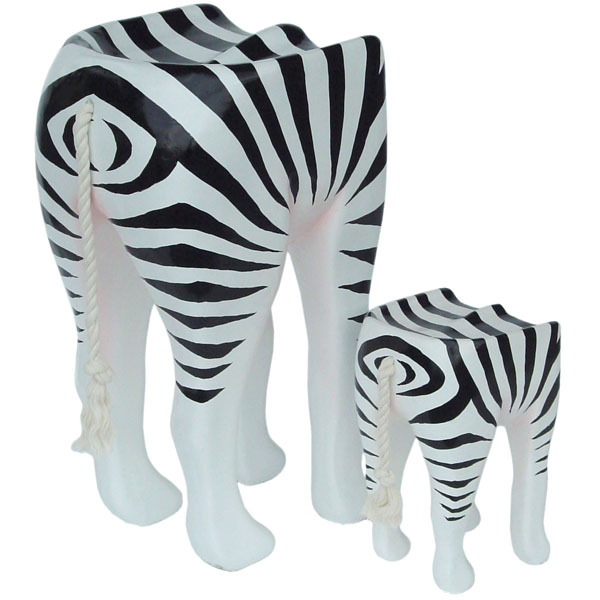 ZEBRA ANIMAL STOOL