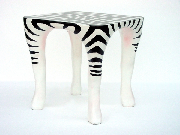 ZEBRA ANIMAL TABLE (Small)
