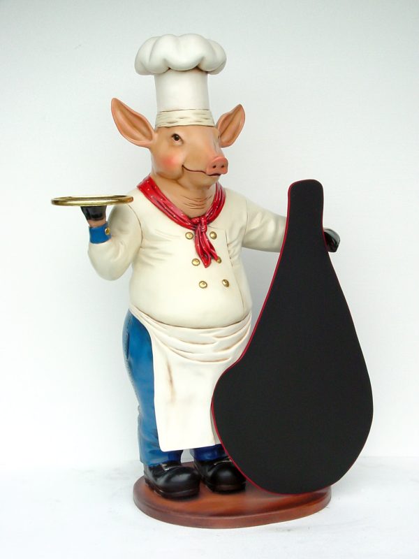 PIG CHEF WITH MENU
