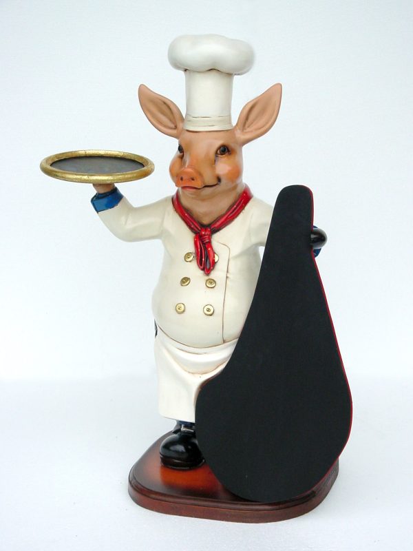 PIG CHEF WITH MENU