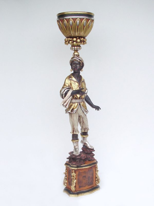ARABIAN WITH FLOWER VASE (RIGHT)