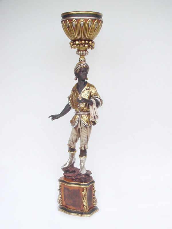 ARABIAN WITH FLOWER VASE (LEFT)