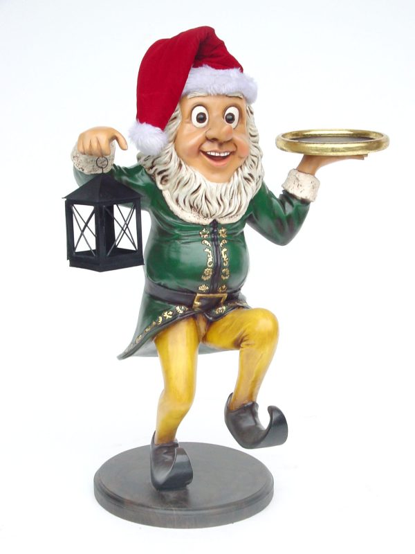 Elf Waiter with Lamp