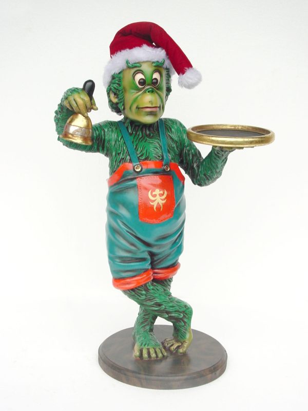 Funny Christmas Thief Butler with Bell