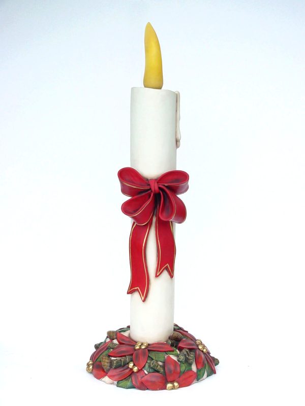 CANDLE WITH RIBBON