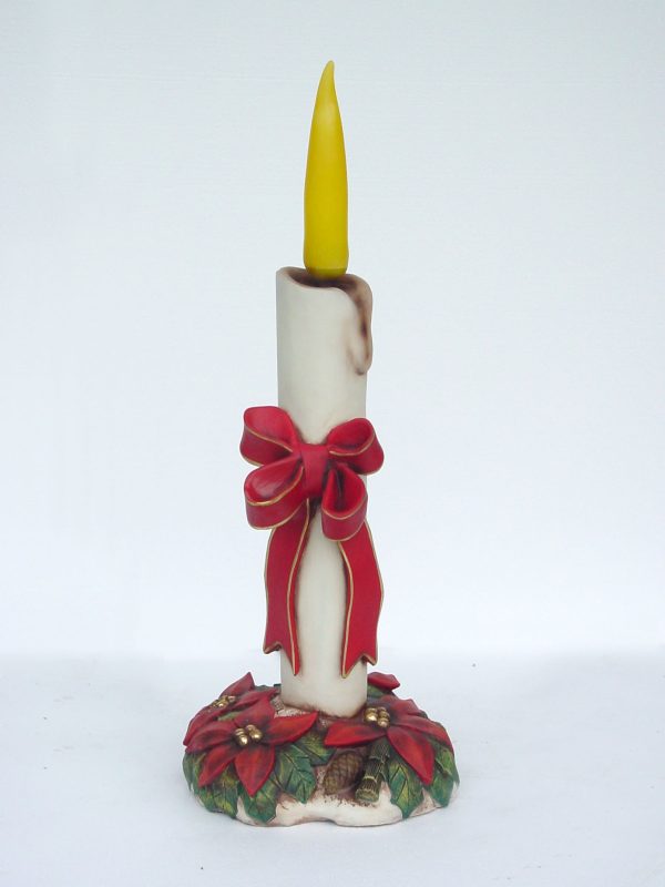 CANDLE WITH RIBBON