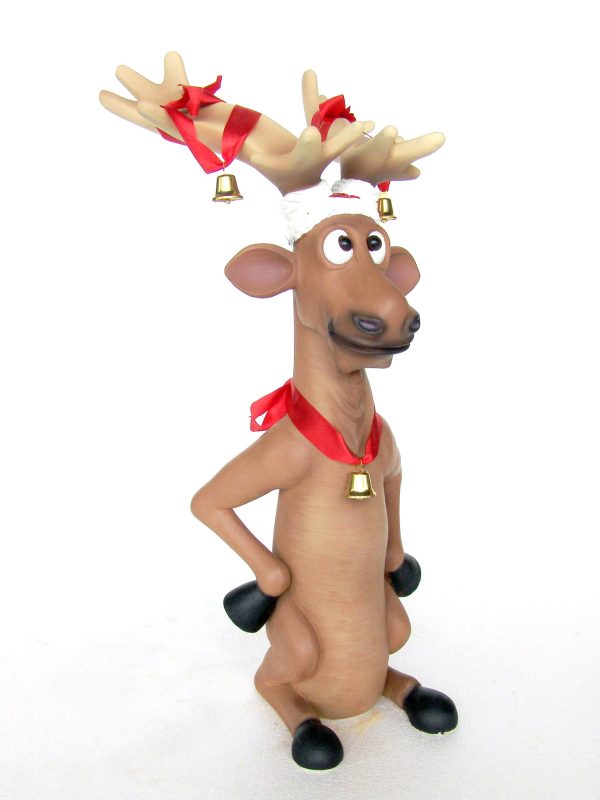 Funny Reindeer Standing (Mini)