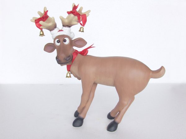 Funny Reindeer Standing on Crosslegs (Mini)