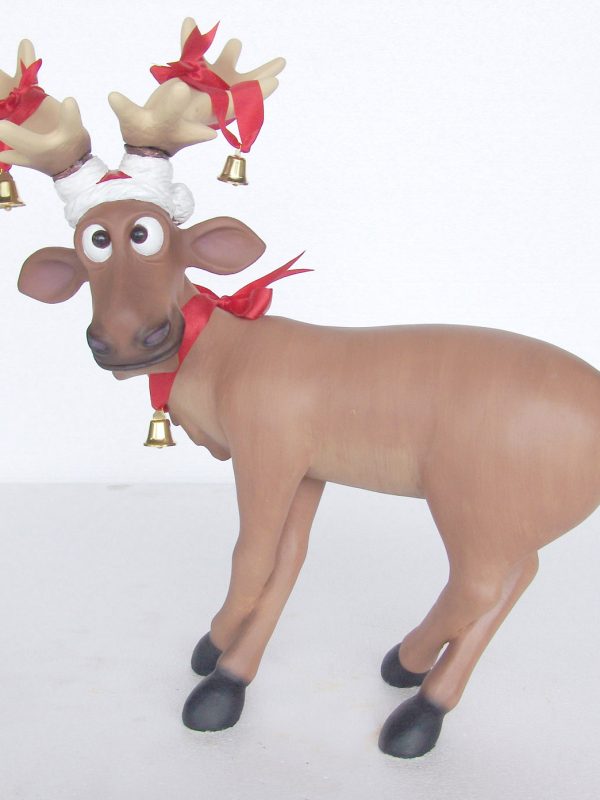 Funny Reindeer Standing on Crosslegs (Mini)