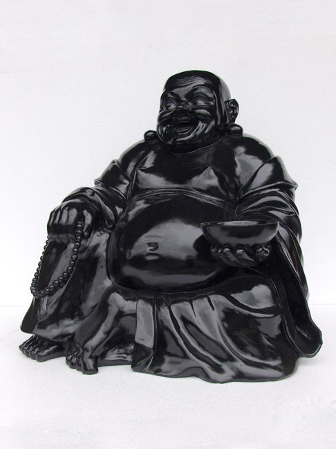 BUDDHA SITTING (BLACK)