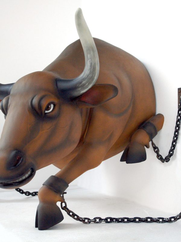 BULL IN CHAINS