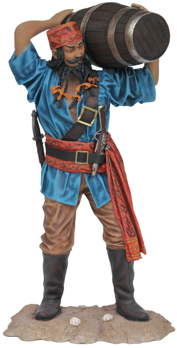 CHINESE PIRATE WITH BARREL