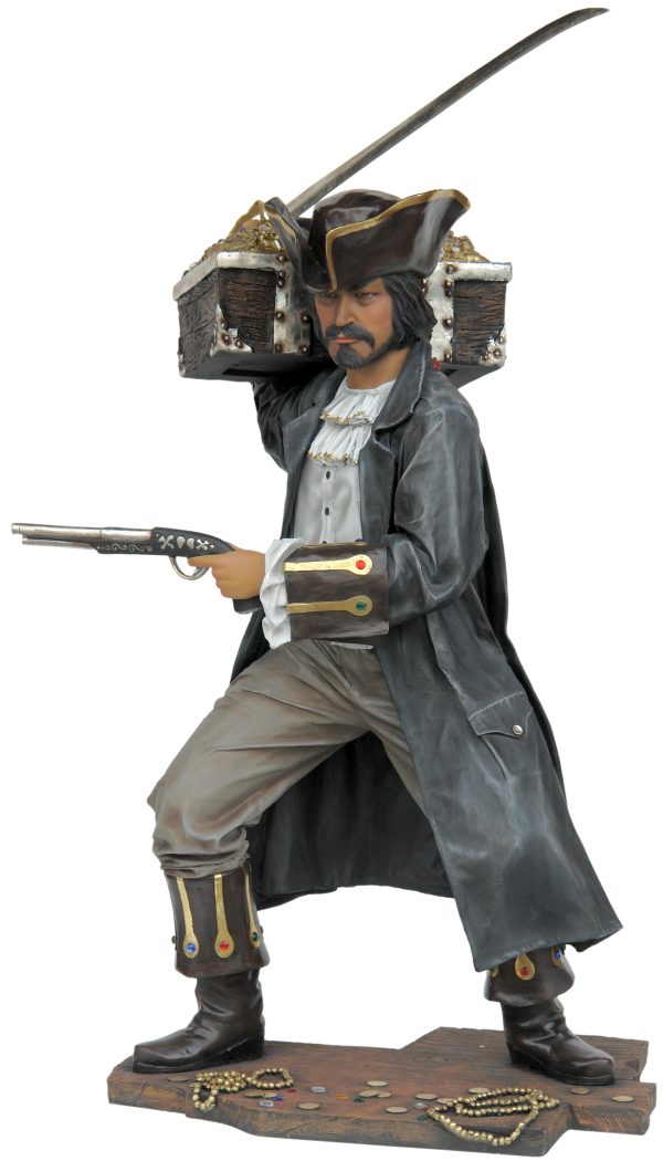 BUCCANEER WITH TREASURE BOX