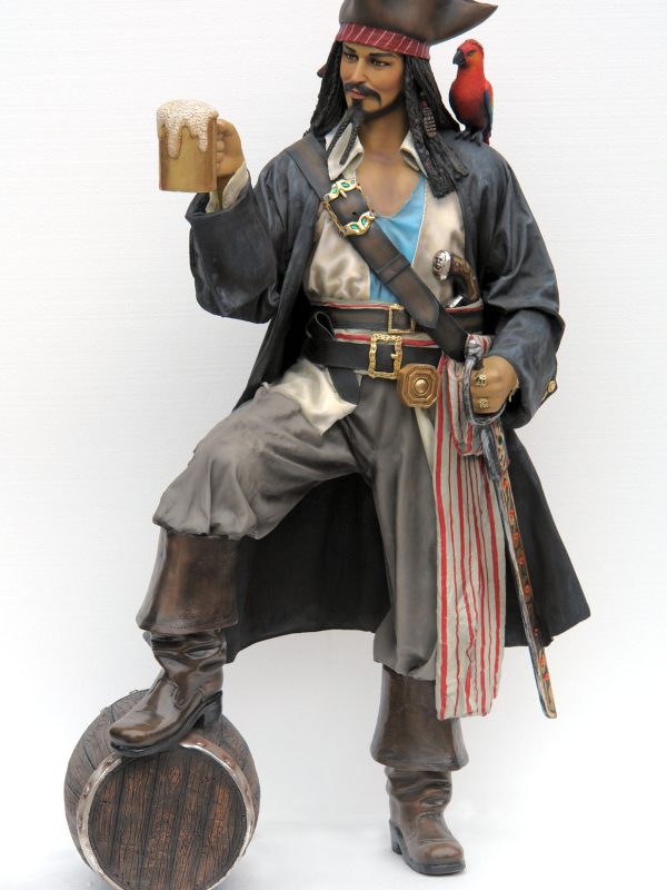 PIRATE WITH BEER