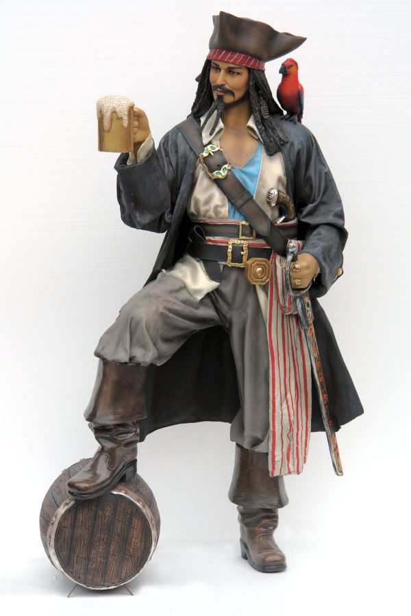 PIRATE WITH BEER