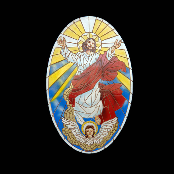 JESUS WITH OPEN ARMS MOSAIC D
