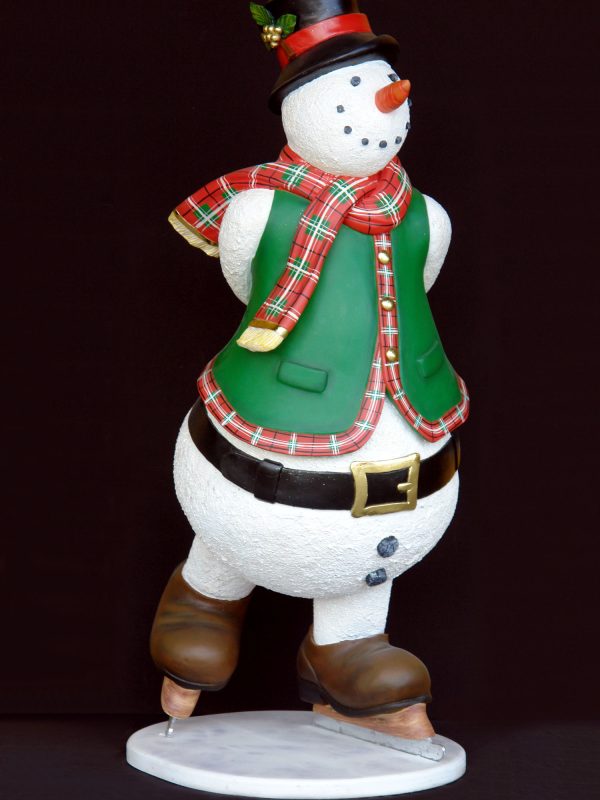 SNOWMAN ON ICE SKATES