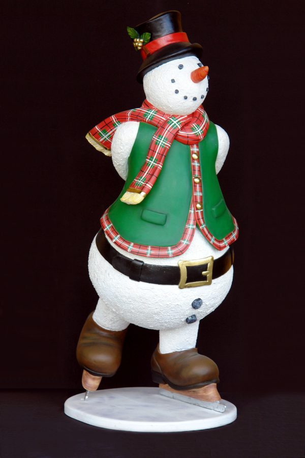SNOWMAN ON ICE SKATES