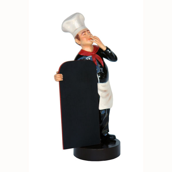 Chef with Menu Board