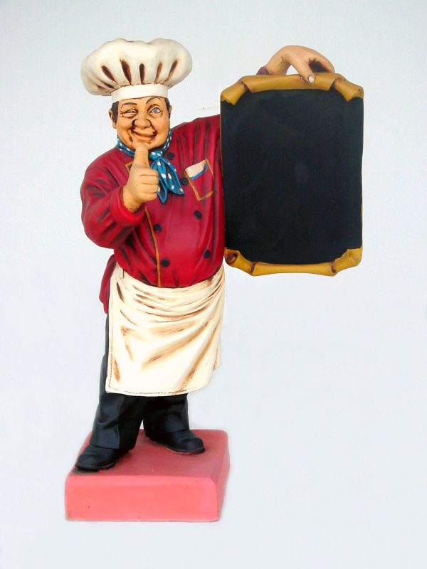 BAKER WITH MENU PLATE