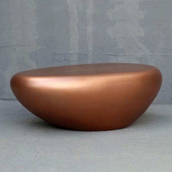 River Stone Center Table Bronze (120cm x 65cm x 40cm)