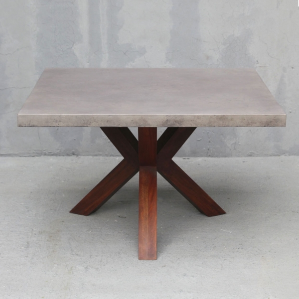 Square Stone Cast Dining Table