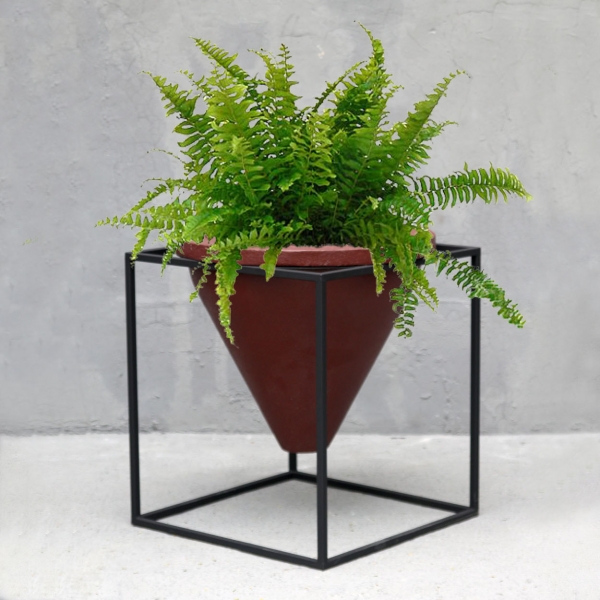 Cone Planter (Maroon)