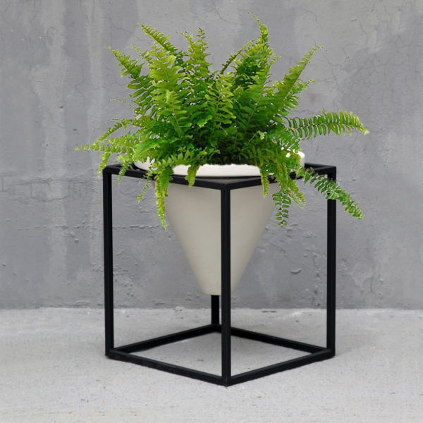 Cone Planter (Off-White)