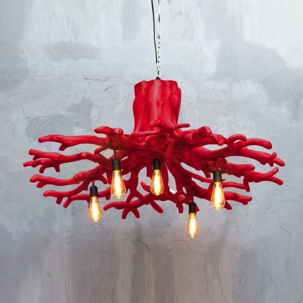 Trunk Chandelier (Medium) Red
