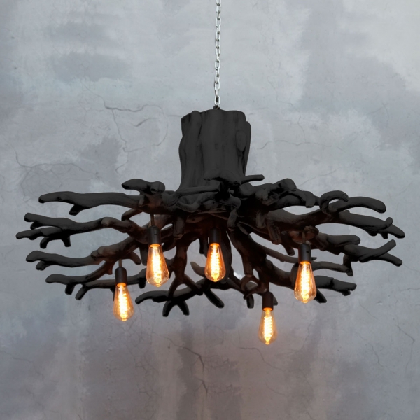 Trunk Chandelier (Medium) Black