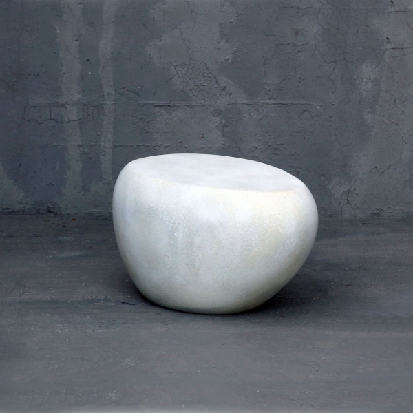Pebble Side Table Natural Finish (70cm x 48cm x 40cm)