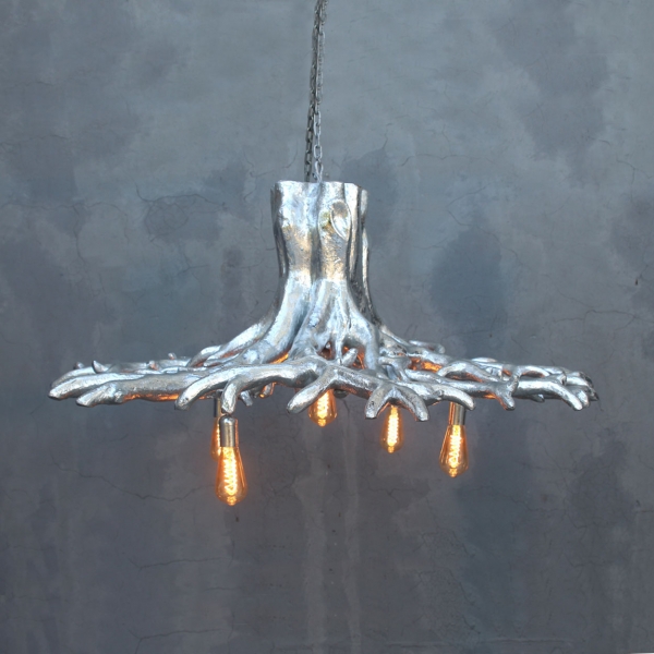 Trunk Chandelier (Medium) Silver