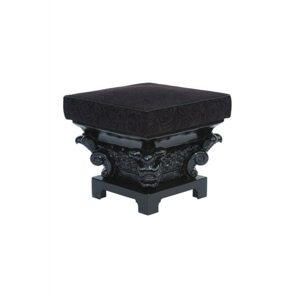 Ottoman Corinthian (Black)