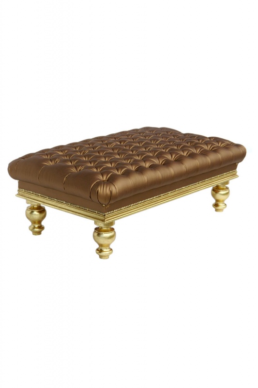 Ottoman in Gold Color