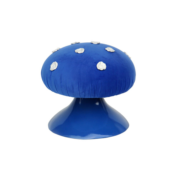 Ottoman Mushroom (Blue)