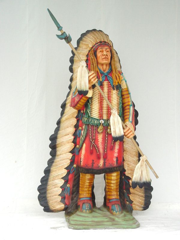 INDIAN WITH SPEAR
